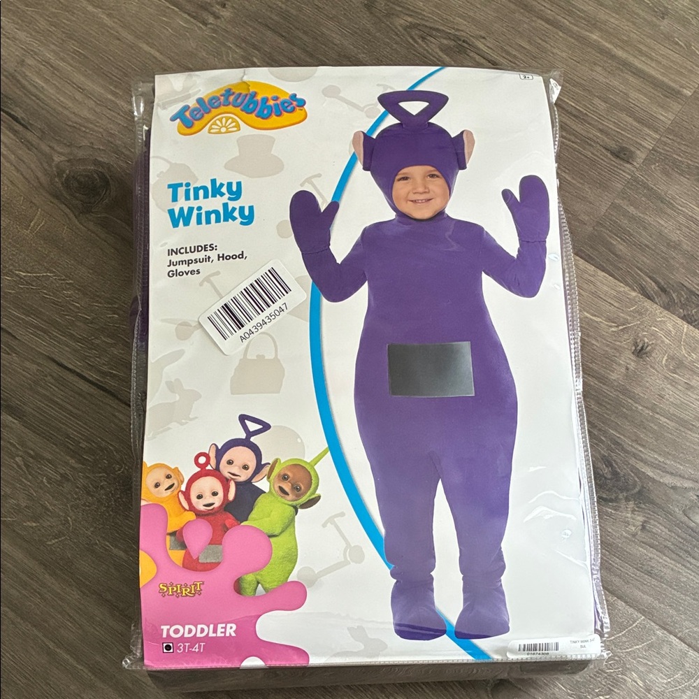 Teletubbies Tinky Winky Toddler 3T-4T Costume